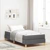 vidaXL Boxspringbed Donkergrijs 80 x 200 cm Stof