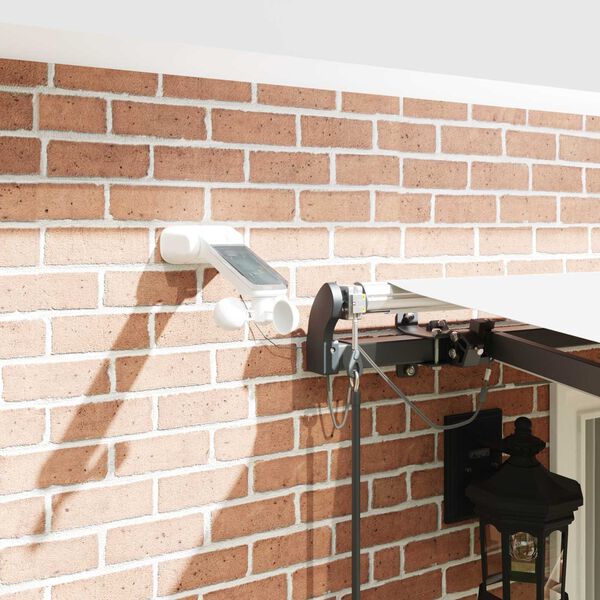 vidaXL Luifeldoek met Wit 400 &times; 350 cm Polyester