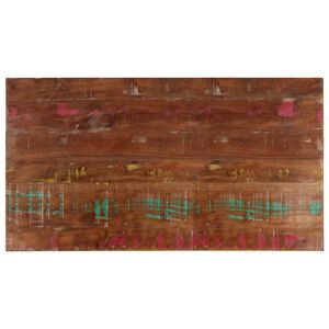 vidaXL Tafelblad rechthoekig 100x60x1,5 cm massief gerecycled hout