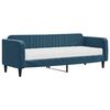 vidaXL Slaapbank met matras 80x200 cm fluweel blauw