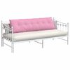vidaXL Rugkussen Roze 180 x 19 x 50 cm Stof