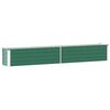 vidaXL Plantenbak verhoogd 320x40x45 cm gegalvaniseerd staal groen