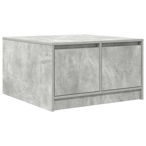 vidaXL Salontafel met lades 70,5x70x40 cm betongrijs
