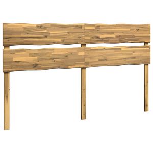 vidaXL Live Edge Hoofdbord ROSTOCK Wit 200 cm Massief Acaciahout