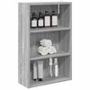 vidaXL Badkamer wandkast met plank Grijze Sonoma 40 x 16 x 62,5 cm