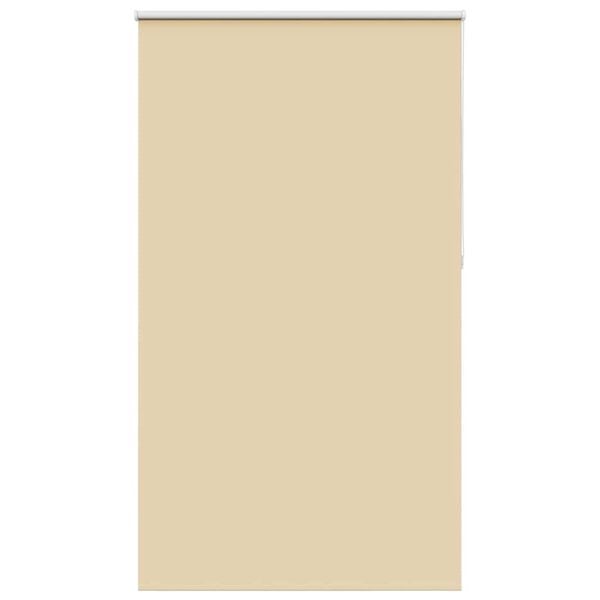 vidaXL Rolgordijn verduisterend 135x210 cm stofbreedte 131,6 cm beige
