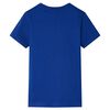 Kindershirt 116 donkerblauw