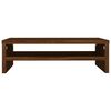 vidaXL Monitorstandaard 42x24x13 cm bewerkt hout bruin eikenkleur