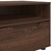 vidaXL TV-kast met lade Bruin Eiken 100 x 48 x 43 cm Bewerkt hout