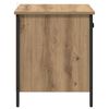 vidaXL Nachtkastje 2 pcs Artisan Eiken 40 x 42 x 50 cm Bewerkt hout