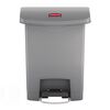 Rubbermaid Pedaalemmer Slim Jim 30 L grijs