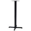vidaXL Bistrotafelpoot 56x56x107 cm gietijzer zwart