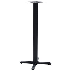 vidaXL Bistrotafelpoot 56x56x107 cm gietijzer zwart
