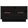 vidaXL Salontafel 60x53x35 cm massief grenenhout zwart
