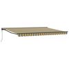 vidaXL Zijde Frame Groen en Geel 450 &times; 300 cm Polyester met PU-coating