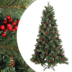 vidaXL Kunstmatige Inklapbare Kerstboom 120 cm PVC en Metaal Groen