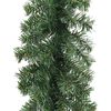 vidaXL Kerstkrans met 600 LED 2 pcs Groen PVC