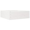 vidaXL Plantenbak 70x70x23 cm massief grenenhout wit