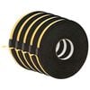 vidaXL Zelfklevende schuimtape 5 st Zwart 15mm x 10m CR Schuim