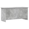 vidaXL Opbergkist met opslag Betongrijs 100 x 40 x 50 cm Bewerkt hout