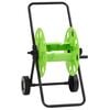 vidaXL Slanghaspelwagen voor 60 m 1/2" slang staal groen