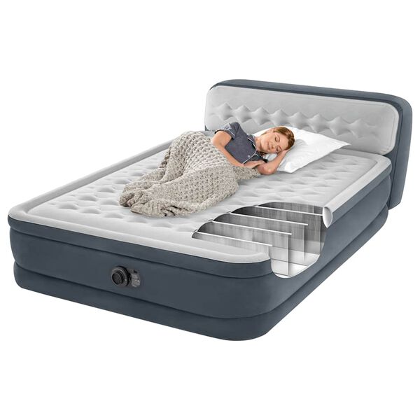 Intex Luchtbed Dura-Beam Deluxe Ultra Plush Headboard queen 86 cm