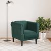 vidaXL Fauteuil fluweel donkergroen