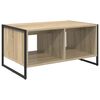 vidaXL Salontafel Sonoma 80 x 50 x 40 cm Bewerkt hout