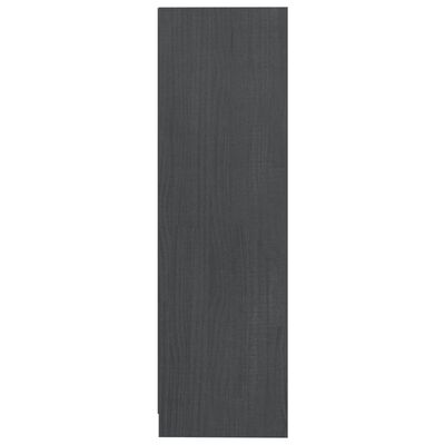 vidaXL Boekenkast 70x33x110 cm massief grenenhout grijs