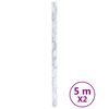 vidaXL Meubelfolies zelfklevend 90x500 cm PVC marmerwit