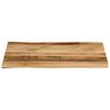 vidaXL Tafelblad met natuurlijke rand 90x60x3,8 cm massief mangohout