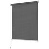 vidaXL Rolgordijn voor buiten 105(B)x140(H) cm antracietkleurig