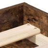 vidaXL Bedframe gerookt eikenkleurig 90x200 cm