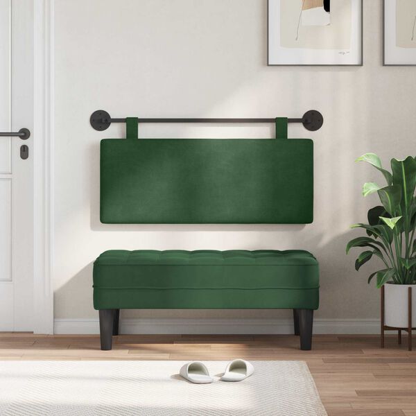 vidaXL Hangend Hoofdeinde Katoen Stof