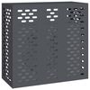 vidaXL Airconditioner hoes Antraciet 110 x 50 x 105 cm Staal