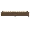 vidaXL Bedframe zonder matras 90x190 cm stof donkerbruin