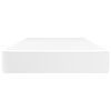 vidaXL Pocketveringmatras 80x200x20 cm kunstleer wit