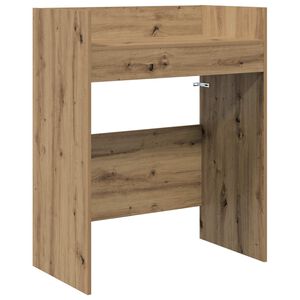 vidaXL DJ Tafel Artisanaal eiken 62 x 45 x 102 cm Bewerkt hout