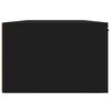 vidaXL Wandkast 68x30x20 cm bewerkt hout zwart