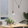 vidaXL Hanglamp in hoogte verstelbaar E27 Ø22 cm metaal glanzend wit