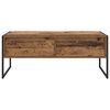 vidaXL Salontafel met lade Oud Hout 100 x 46 x 40 cm Bewerkt hout