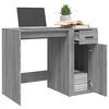 vidaXL Bureau 100x49x75 cm bewerkt hout grijs sonoma eikenkleurig