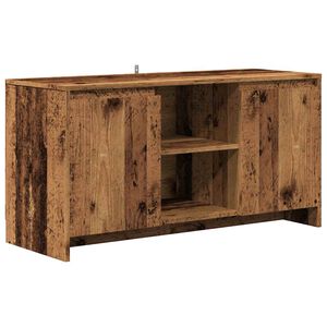 vidaXL Tv-meubel 102x37,5x52,5 cm bewerkt hout oud houtkleurig