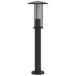 vidaXL Vloerlamp voor buiten 60 cm roestvrij staal zwart