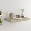 vidaXL Wandschap zwevend 40x23x3,8 cm MDF eikenkleurig
