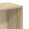 vidaXL Boekenkast met 2 schappen 40x30x76,5 cm bewerkt hout sonoma eik