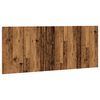vidaXL Hoofdeinde 200x1,5x80 cm bewerkt hout oud houtkleurig