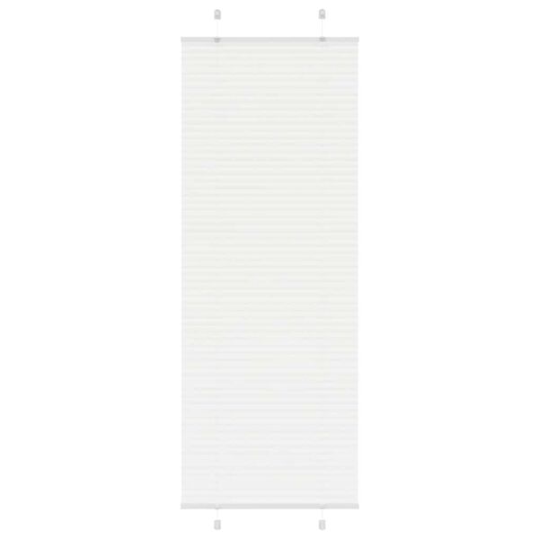 vidaXL Pliss&eacute; rolgordijn 75x200 cm stofbreedte 74,4 cm polyester wit