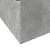 vidaXL Bedframe met lades bewerkt hout betongrijs 135x190 cm