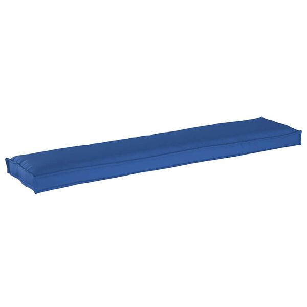 vidaXL Palet Kussen Koninklijk Blauw 180 x 40 x 8 cm Oxford Stof